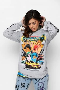 CASH Shirts Street Racers L/S Heather Grey