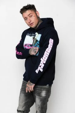 CASH Hoodies Power Slide Hoodie Navy