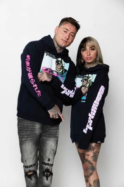 CASH Hoodies Power Slide Hoodie Navy