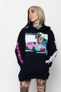 CASH Hoodies Power Slide Hoodie Navy