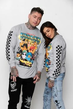 CASH Shirts Street Racers L/S Heather Grey