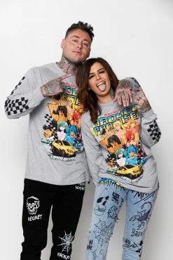 CASH Shirts Street Racers L/S Heather Grey