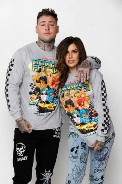 CASH Shirts Street Racers L/S Heather Grey