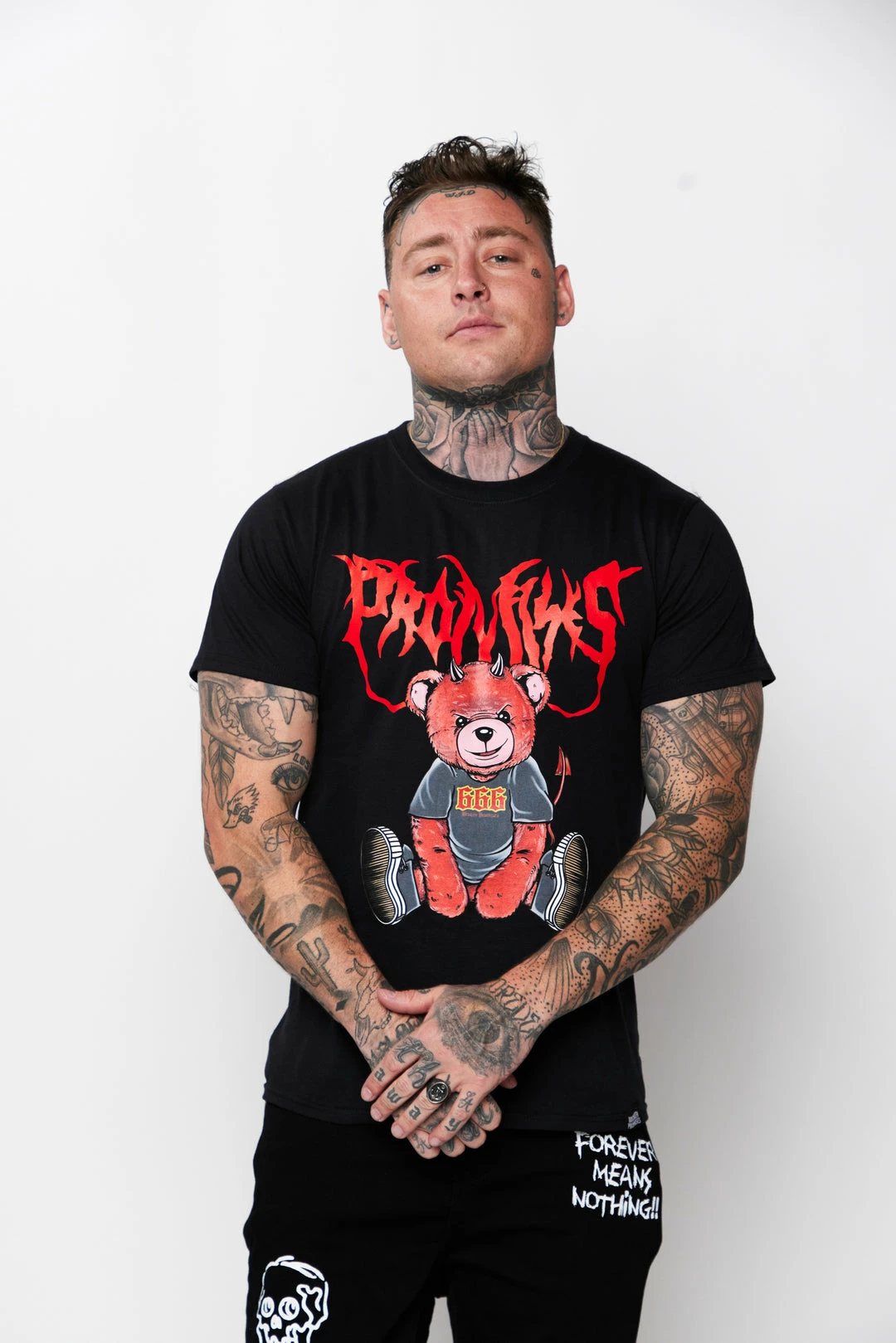 BROKEN PROMISES Shirts Damien S/S Tee Blk 4 BROKEN PROMISES Shirts Damien S/S Tee Blk