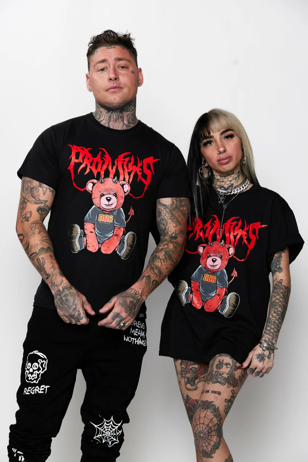 BROKEN PROMISES Shirts Damien S/S Tee Blk 17 BROKEN PROMISES Shirts Damien S/S Tee Blk