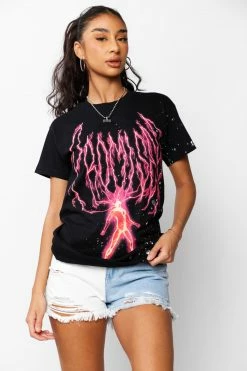 BROKEN PROMISES Brain Power Splatter SST Black