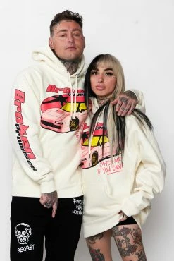 CASH Hoodies Catch Me Hoodie Bone