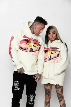 CASH Hoodies Catch Me Hoodie Bone