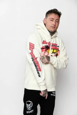 CASH Hoodies Catch Me Hoodie Bone