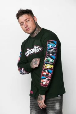 CASH Hashiyira L/S Forest Green Shirts