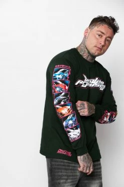 CASH Hashiyira L/S Forest Green Shirts 16 CASH Hashiyira L/S Forest Green Shirts