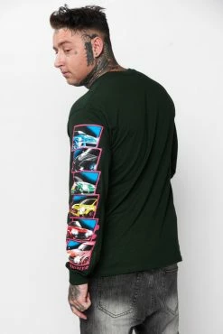 CASH Hashiyira L/S Forest Green Shirts 23 CASH Hashiyira L/S Forest Green Shirts