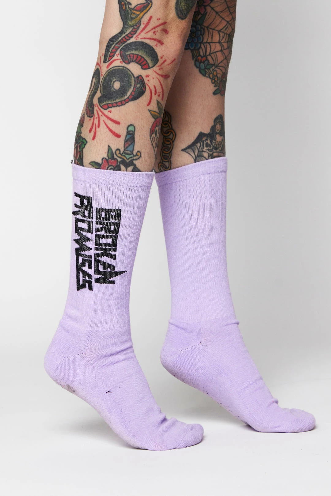 BROKEN PROMISES Planetary Socks Light Purple 3 BROKEN PROMISES Planetary Socks Light Purple