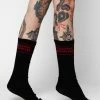 BROKEN PROMISES Stark Socks Black 2 BROKEN PROMISES Stark Socks Black