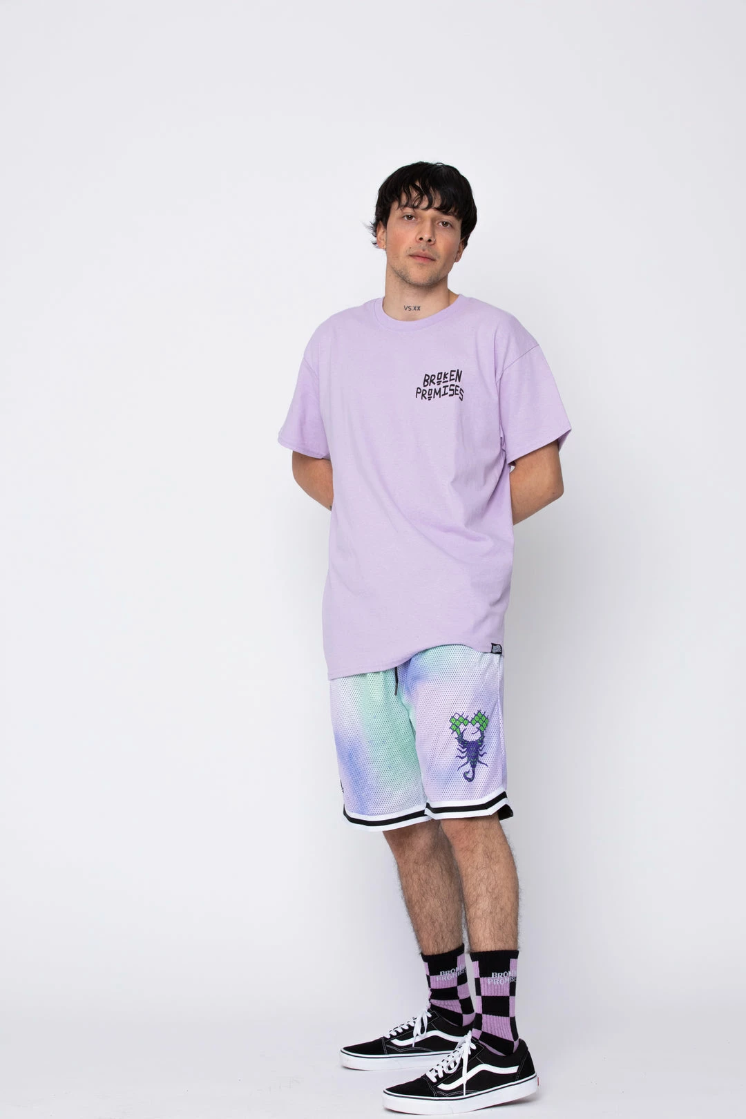 BROKEN PROMISES Unsaid Tie Dye Shorts 11 BROKEN PROMISES Unsaid Tie Dye Shorts