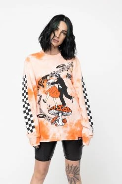 BROKEN PROMISES Last Dance L/S Dye Orange Shirts