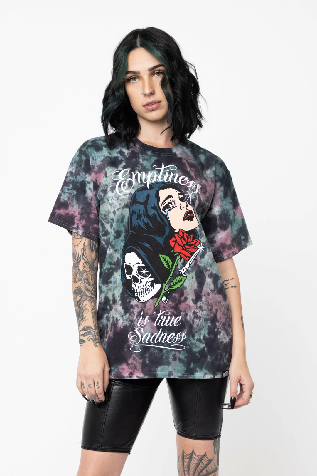 BROKEN PROMISES Shirts True Sadness Green Tie Dye Tee 9 BROKEN PROMISES Shirts True Sadness Green Tie Dye Tee