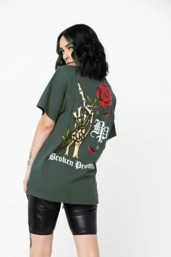 BROKEN PROMISES Wishful Thinking SST Green Shirts