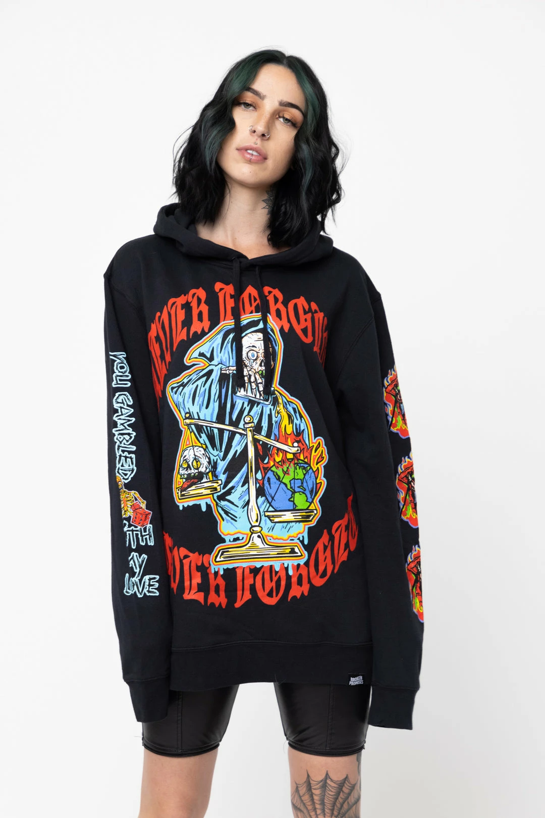 BROKEN PROMISES Never Forgive Hoodie Black 7 BROKEN PROMISES Never Forgive Hoodie Black