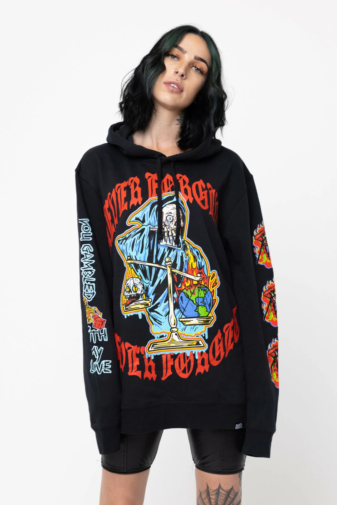 BROKEN PROMISES Never Forgive Hoodie Black 5 BROKEN PROMISES Never Forgive Hoodie Black
