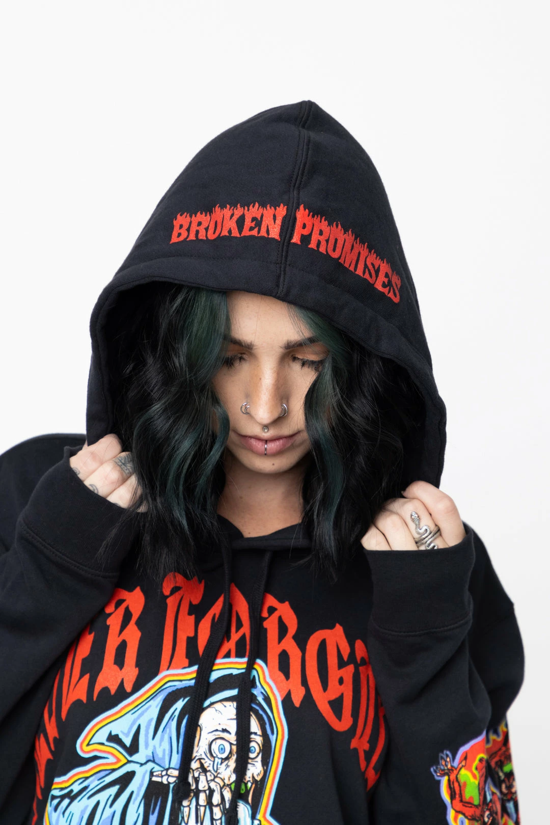 BROKEN PROMISES Never Forgive Hoodie Black 22 BROKEN PROMISES Never Forgive Hoodie Black