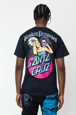 BROKEN PROMISES BP X SC Smother Tee Black