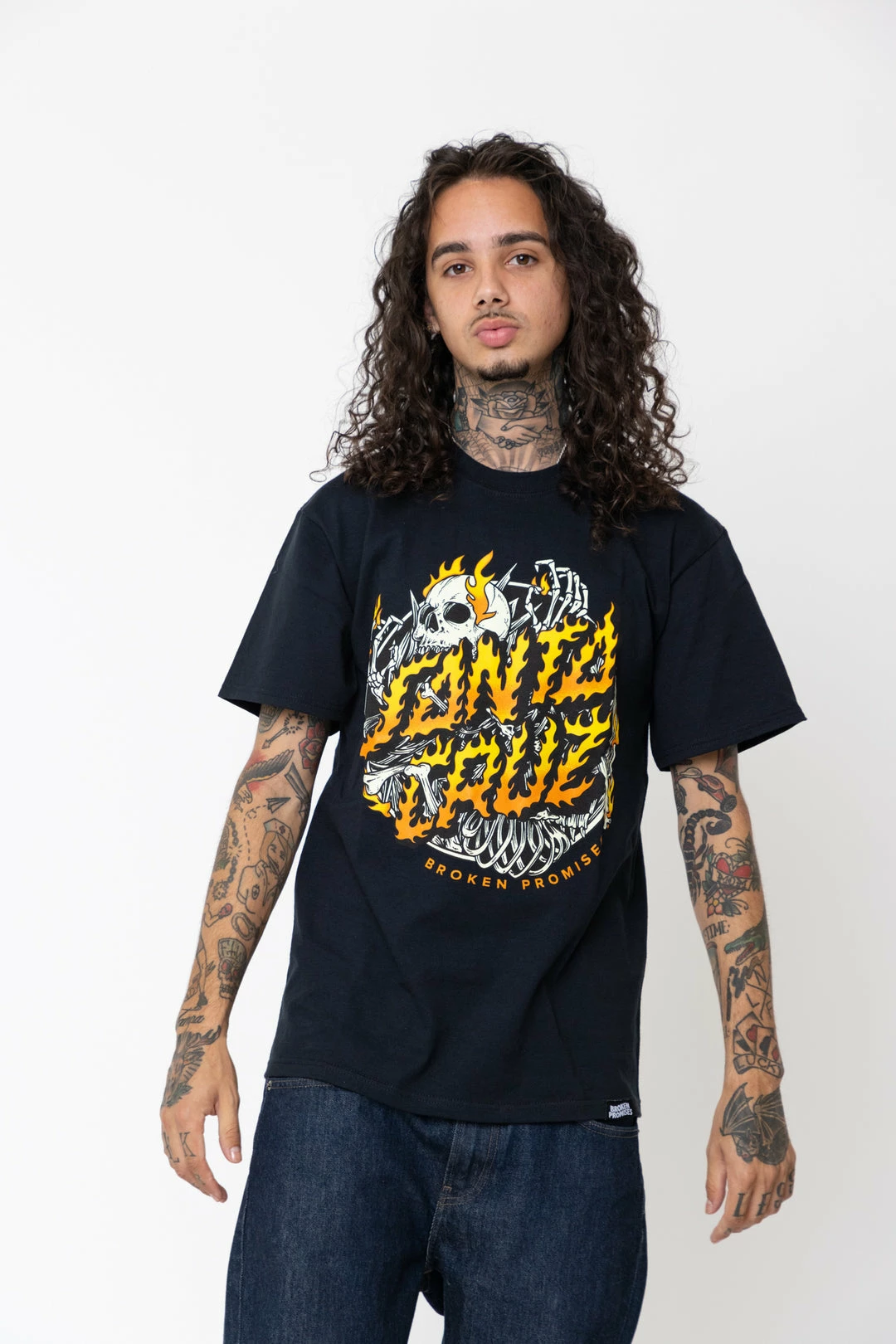 BROKEN PROMISES BP X SC Boneyard Tee Black 7 BROKEN PROMISES BP X SC Boneyard Tee Black