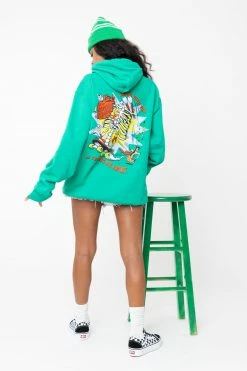 BROKEN PROMISES BP X SC Torn Apart Hoodie Green