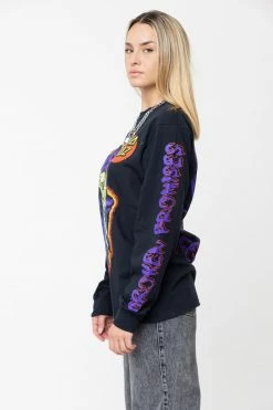 BROKEN PROMISES BP X SC Sorrow L/S Jet Black Shirts