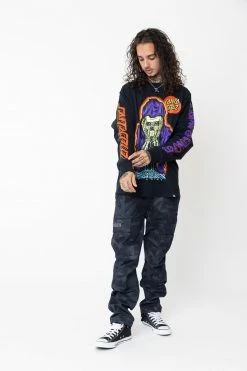 BROKEN PROMISES BP X SC Sorrow L/S Jet Black Shirts