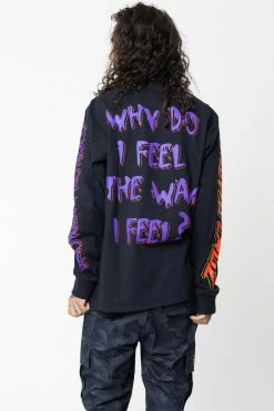 BROKEN PROMISES BP X SC Sorrow L/S Jet Black Shirts