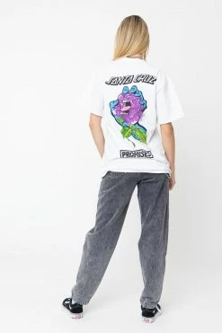 BROKEN PROMISES BP X SC Screaming Thornless S/S Tee White