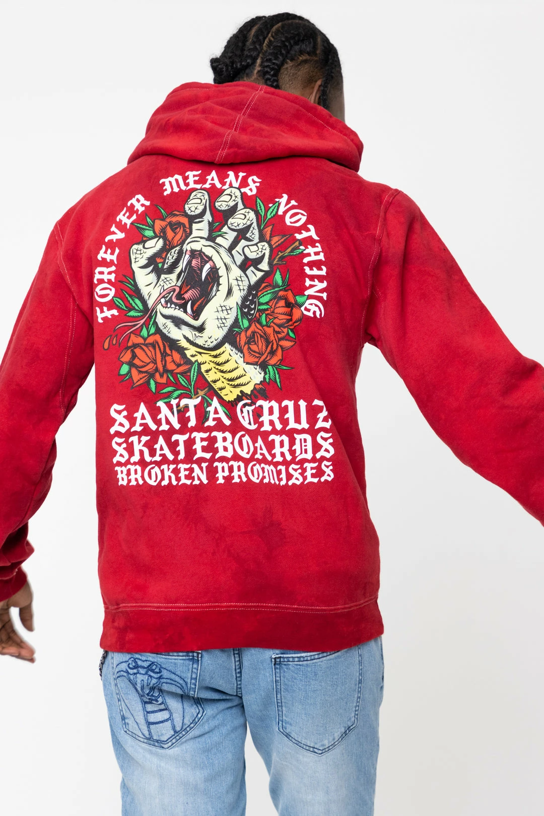 BROKEN PROMISES Hoodies BP X SC Screaming Venomous Tie Dye RED Hoodie 3 BROKEN PROMISES Hoodies BP X SC Screaming Venomous Tie Dye RED Hoodie