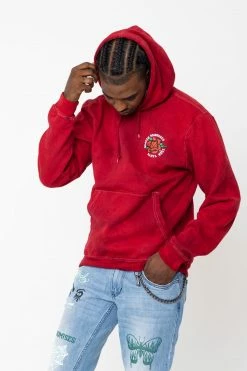 BROKEN PROMISES Hoodies BP X SC Screaming Venomous Tie Dye RED Hoodie 13 BROKEN PROMISES Hoodies BP X SC Screaming Venomous Tie Dye RED Hoodie