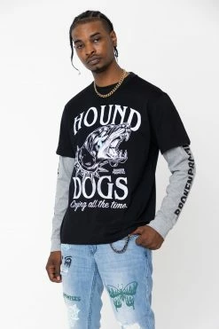 CASH Hound Dogs Stacked Tee Shirts