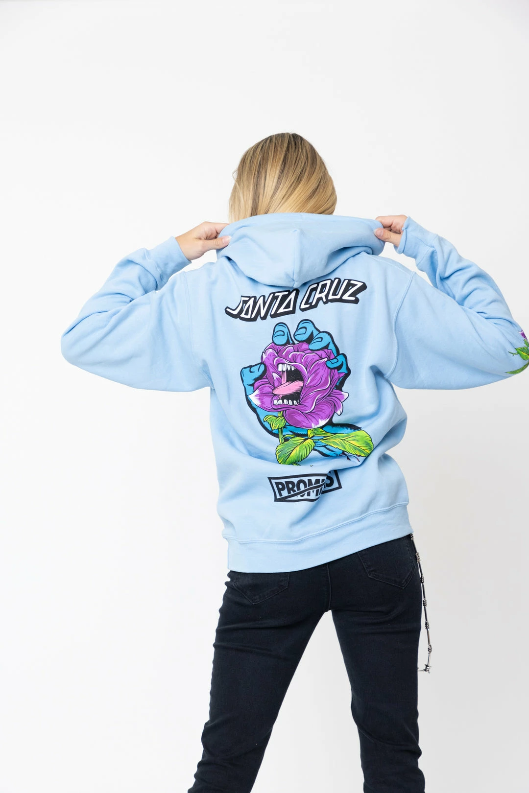 BROKEN PROMISES Hoodies BP X SC Screaming Thornless Hoodie Light Blue 7 BROKEN PROMISES Hoodies BP X SC Screaming Thornless Hoodie Light Blue