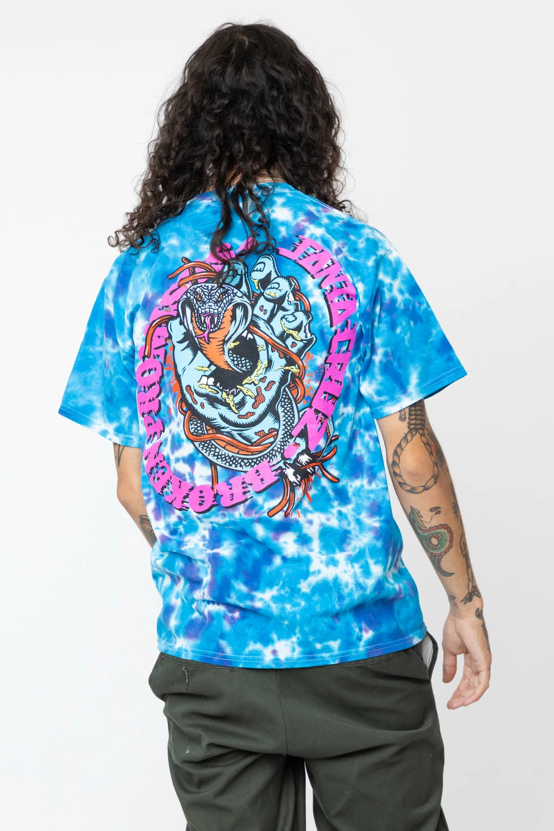 BROKEN PROMISES Shirts BP X SC Striker Dye Tee Blue 7 BROKEN PROMISES Shirts BP X SC Striker Dye Tee Blue