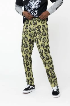 BROKEN PROMISES Reaper Guide Chino Pants Moss Green