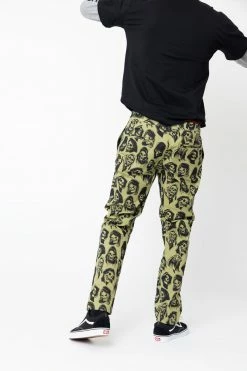 BROKEN PROMISES Reaper Guide Chino Pants Moss Green