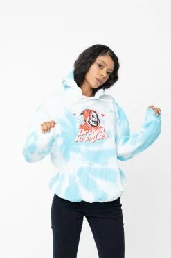 BROKEN PROMISES Love Skate Tie Dye Hoodie