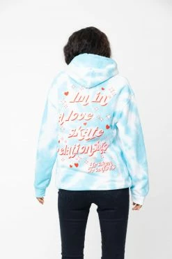 BROKEN PROMISES Love Skate Tie Dye Hoodie