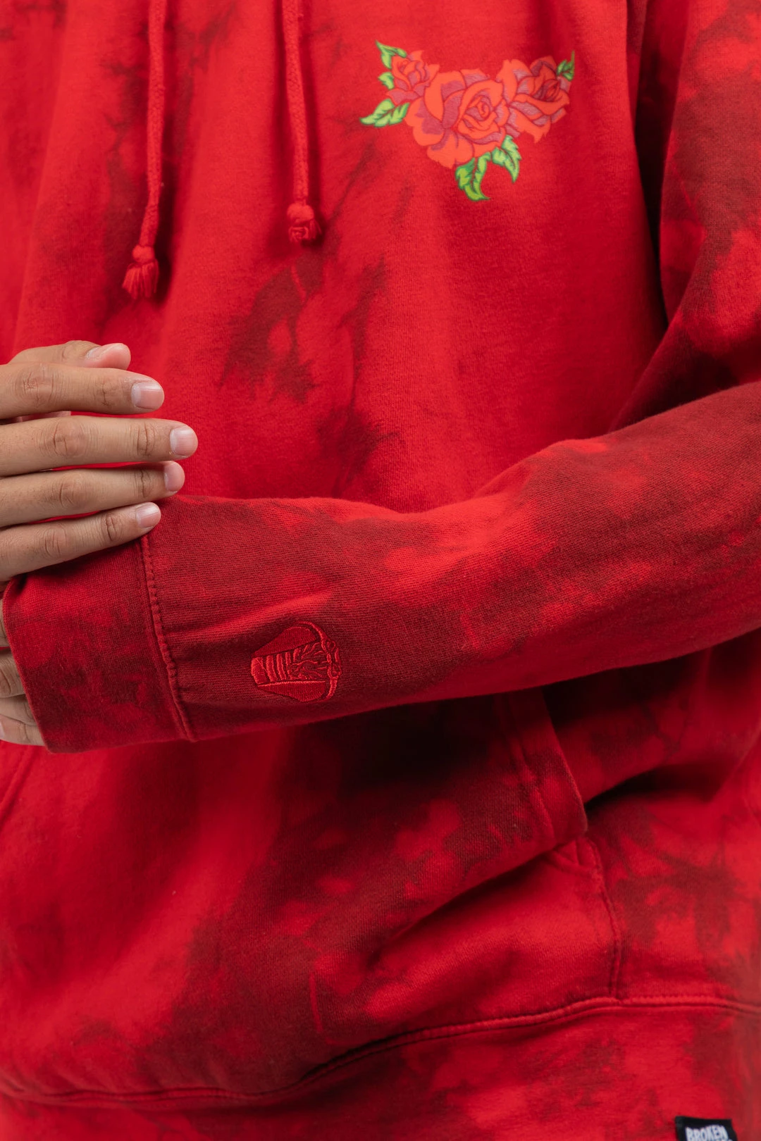 BROKEN PROMISES Hoodies Trio Red Tie Dye Hoodie 10 BROKEN PROMISES Hoodies Trio Red Tie Dye Hoodie