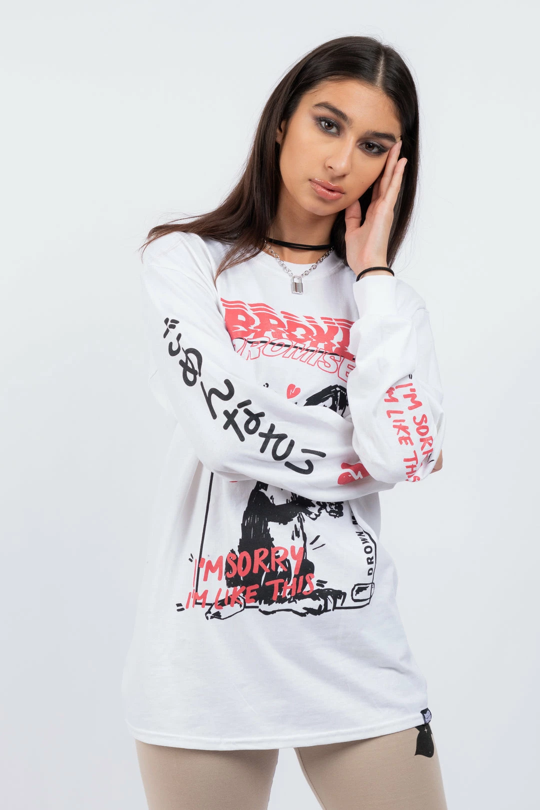 BROKEN PROMISES Shirts Drown My Sorrows L/S White 6 BROKEN PROMISES Shirts Drown My Sorrows L/S White