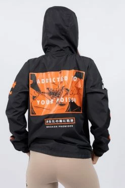 BROKEN PROMISES Addiction Windbreaker Jacket Outerwear