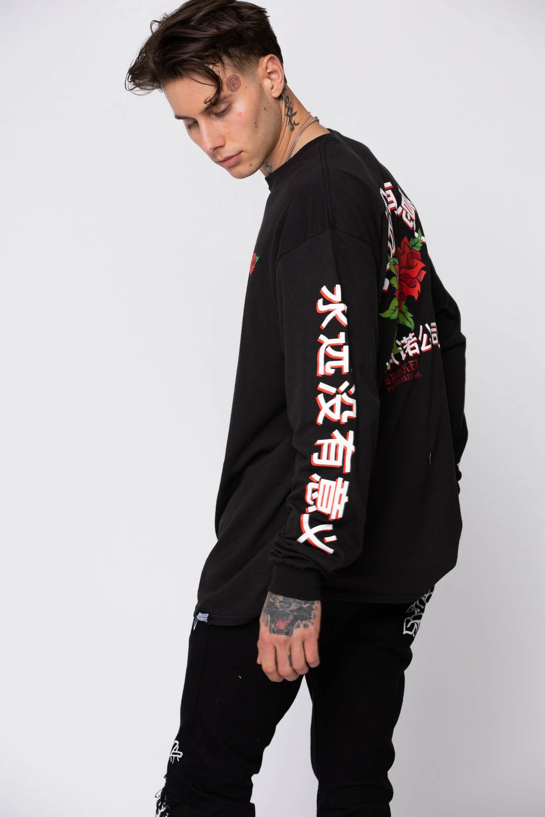 BROKEN PROMISES Forever Kanji L/S Black Shirts 3 BROKEN PROMISES Forever Kanji L/S Black Shirts