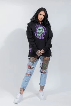 BROKEN PROMISES Jinxed Chain Hoodie Black