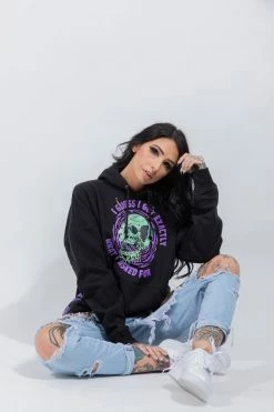 BROKEN PROMISES Jinxed Chain Hoodie Black