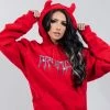 BROKEN PROMISES Headbang Horn Hoodie Red Horn Hoodies 1 BROKEN PROMISES Headbang Horn Hoodie Red Horn Hoodies
