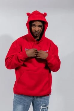 BROKEN PROMISES Headbang Horn Hoodie Red Horn Hoodies 31 BROKEN PROMISES Headbang Horn Hoodie Red Horn Hoodies