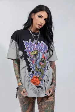 CASH Shirts Bad Chemistry V-Dye Tee Black/Grey 29 CASH Shirts Bad Chemistry V-Dye Tee Black/Grey